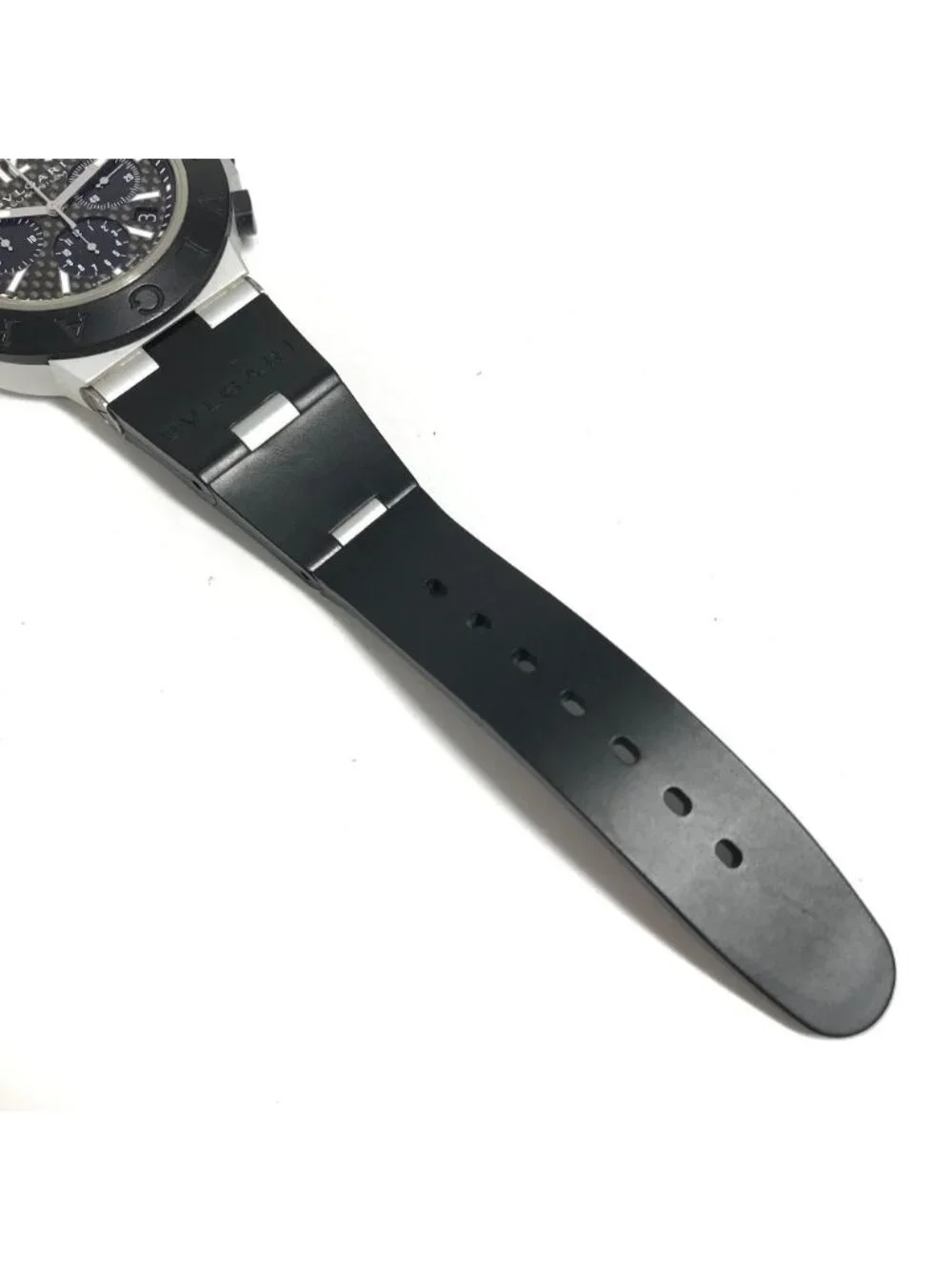 Bvlgari Watch Aluminum Chronograph Black